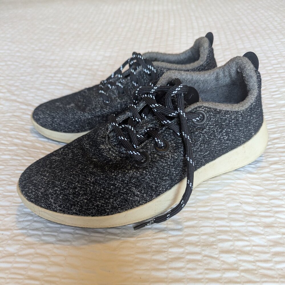 Allbirds Wool Runner Mizzle Charcoal Grey - size 8 Womens'